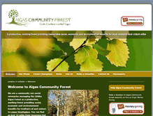 Tablet Screenshot of aigasforest.org.uk
